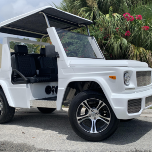 2023 WHITE e wagon golf cart LSV STREET LEGAL 4 passenger fast AC motor 450A