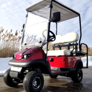 Electric Termite Golf Cart Mini Collapsible Four Seater Fully Loaded - BLUE