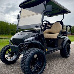 LITHTIUM CUSTOM BUILT BLACKED OUT TRUCK CLUB CAR GOLF CART FAST